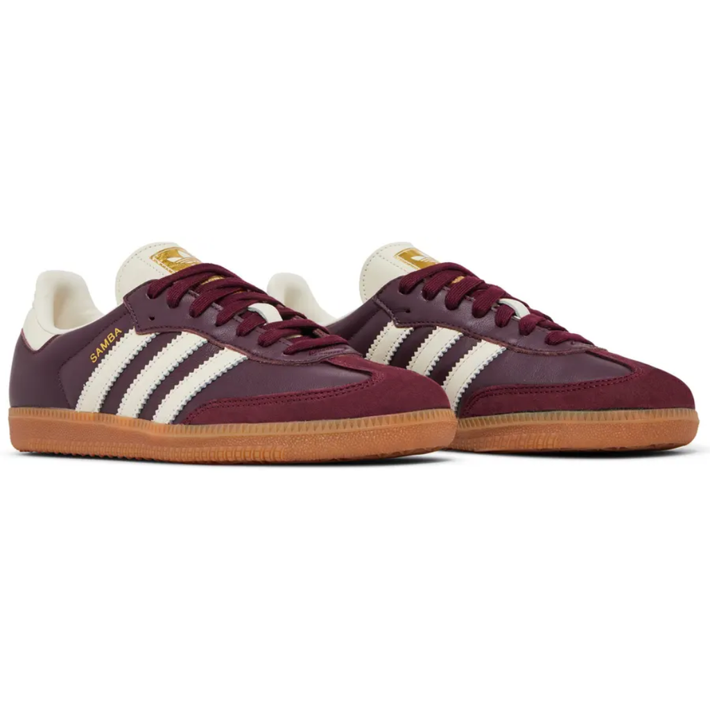 Adidas Samba Maroon Metallic Gold