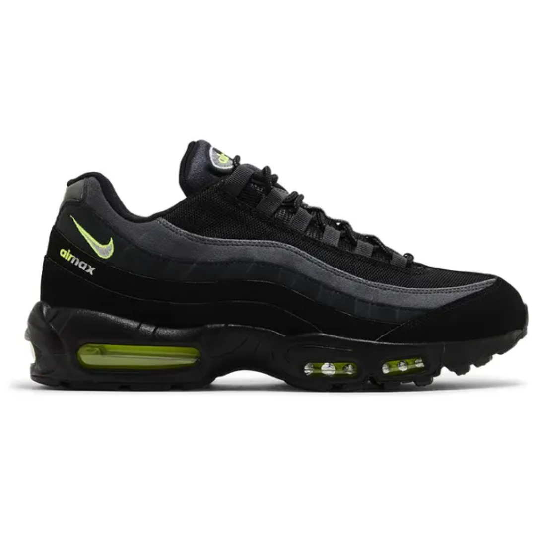 Nike Air Max 95 Logo Black Grey Volt