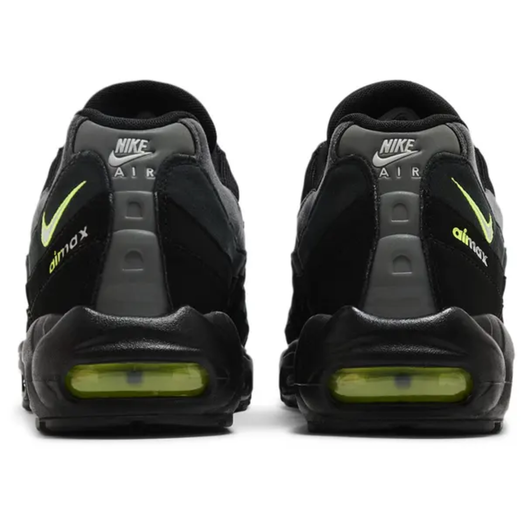 Nike Air Max 95 Logo Black Grey Volt