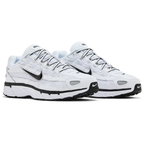 Nike P-6000 White Metallic Silver Black