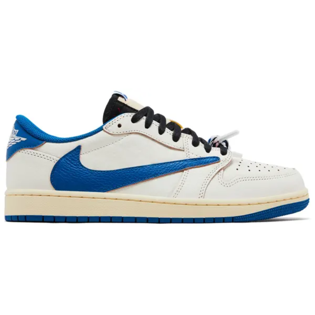 Air Jordan 1 Low Travis Scott x Fragment Sail Military Blue