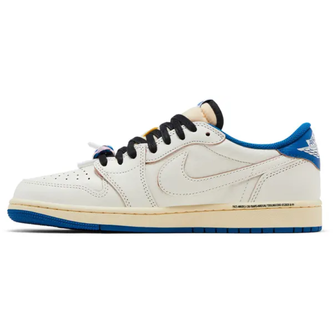 Air Jordan 1 Low Travis Scott x Fragment Sail Military Blue