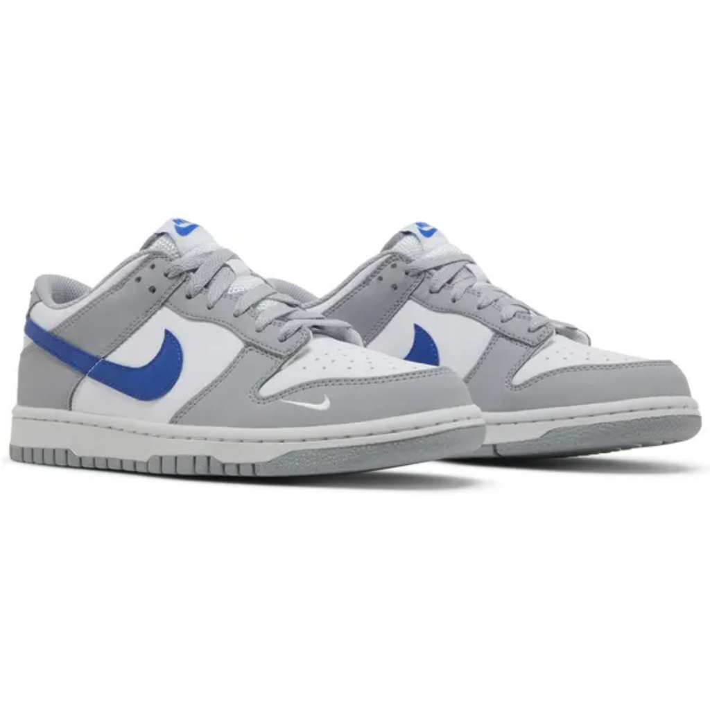 Nike Dunk Low Mini Swoosh Wolf Grey Game Royal