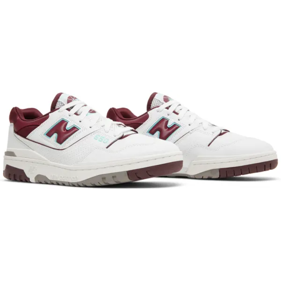 New Balance 550 Burgundy Cyan