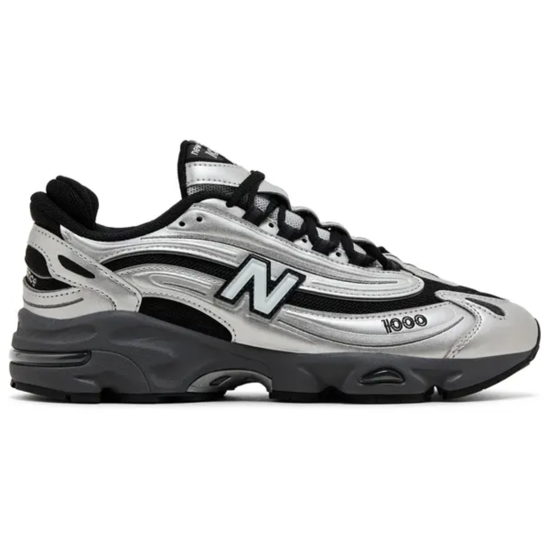 New Balance 1000 Black Silver Metallic