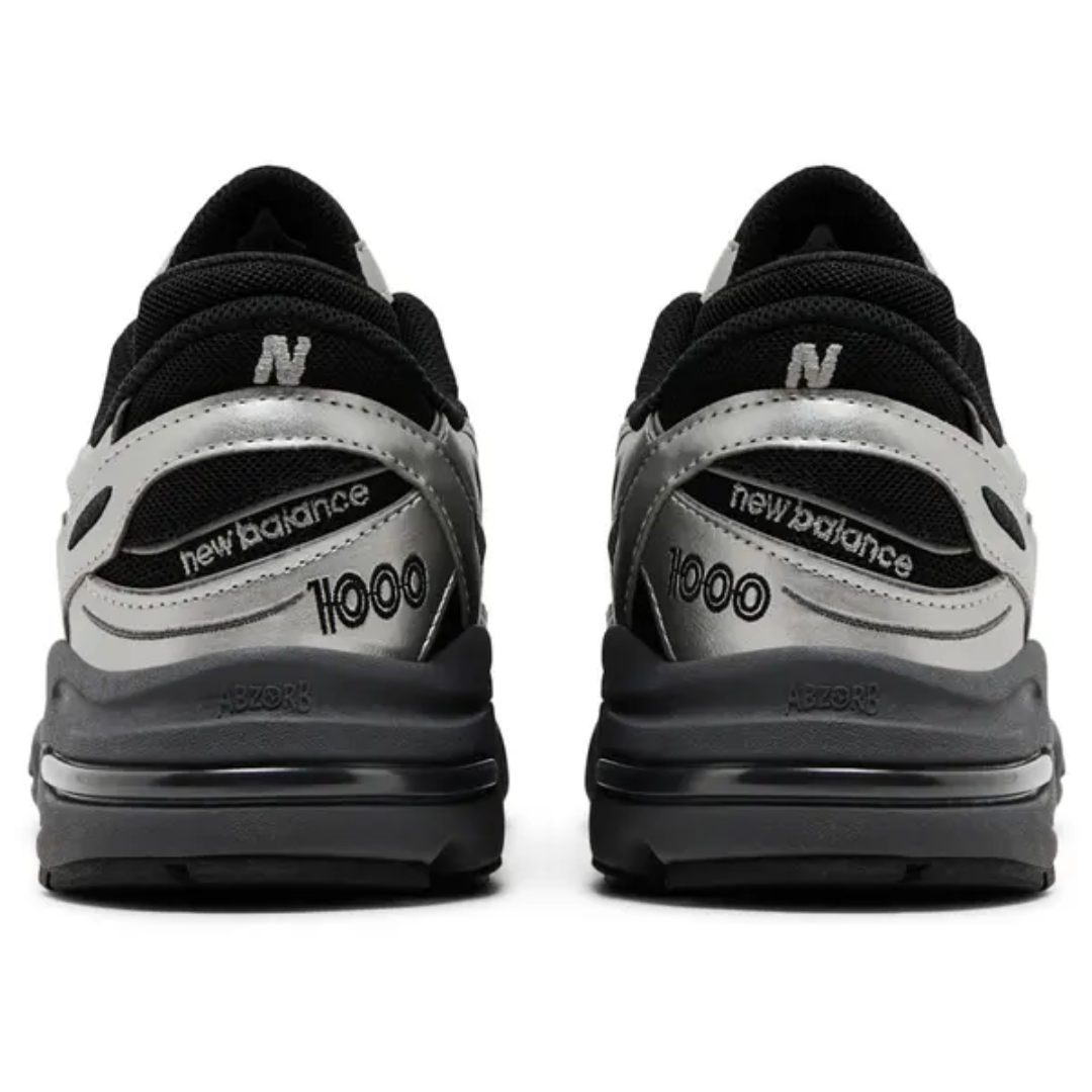 New Balance 1000 Black Silver Metallic