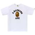 BAPE College Tee White