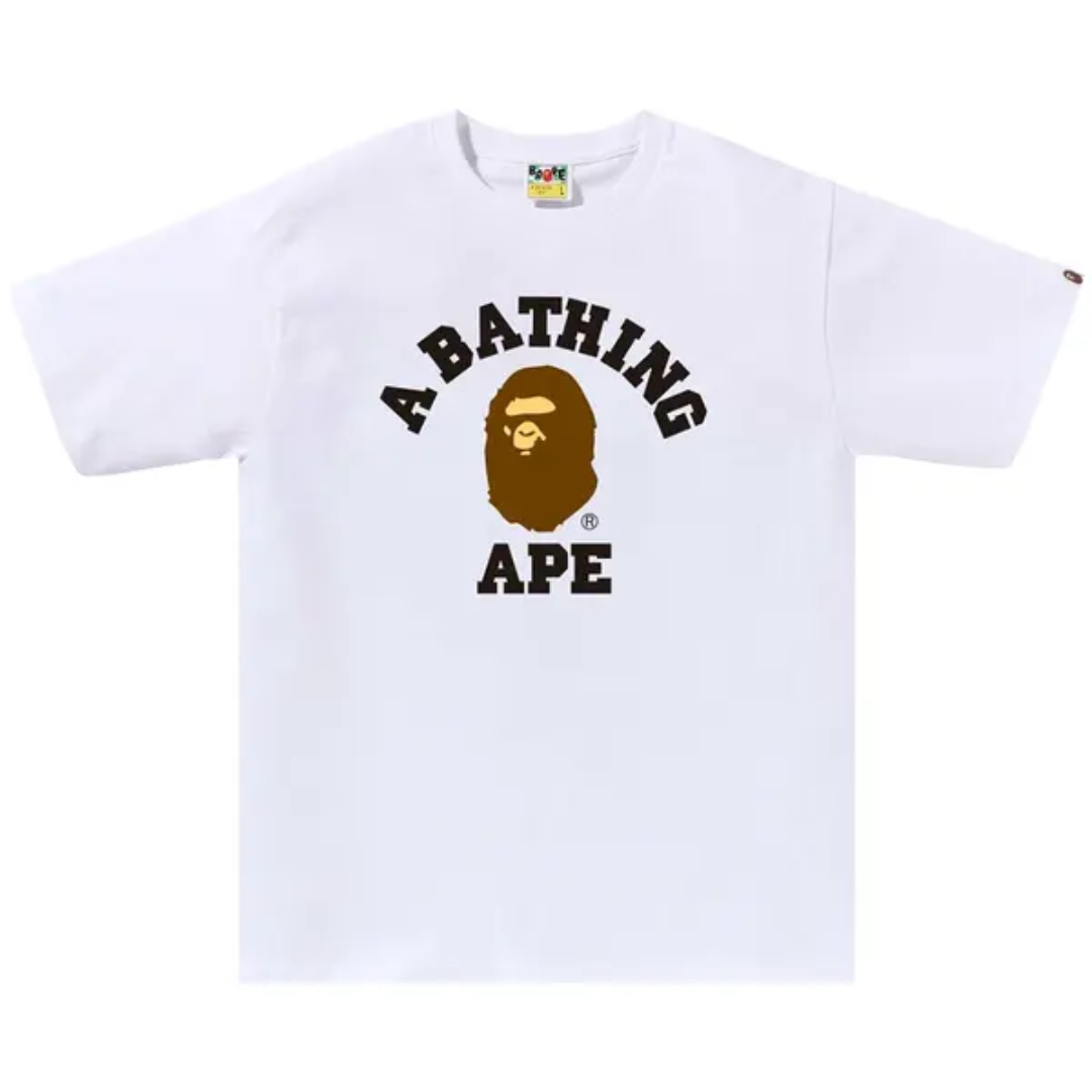 BAPE College Tee White