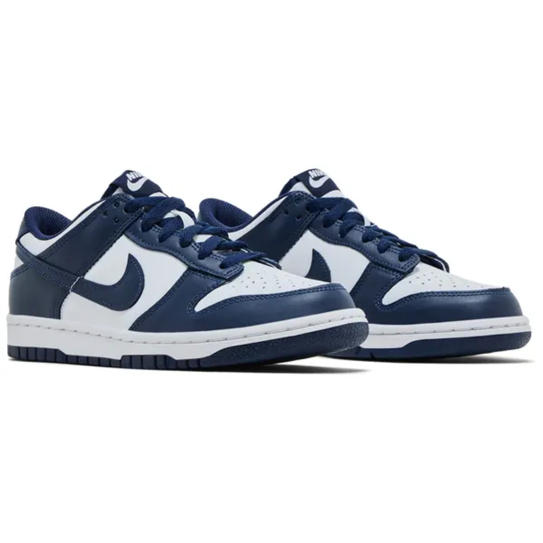 Nike Dunk Low White Midnight Navy