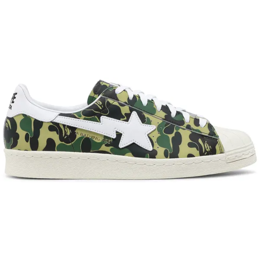 Adidas Superstar Bape Camo Green