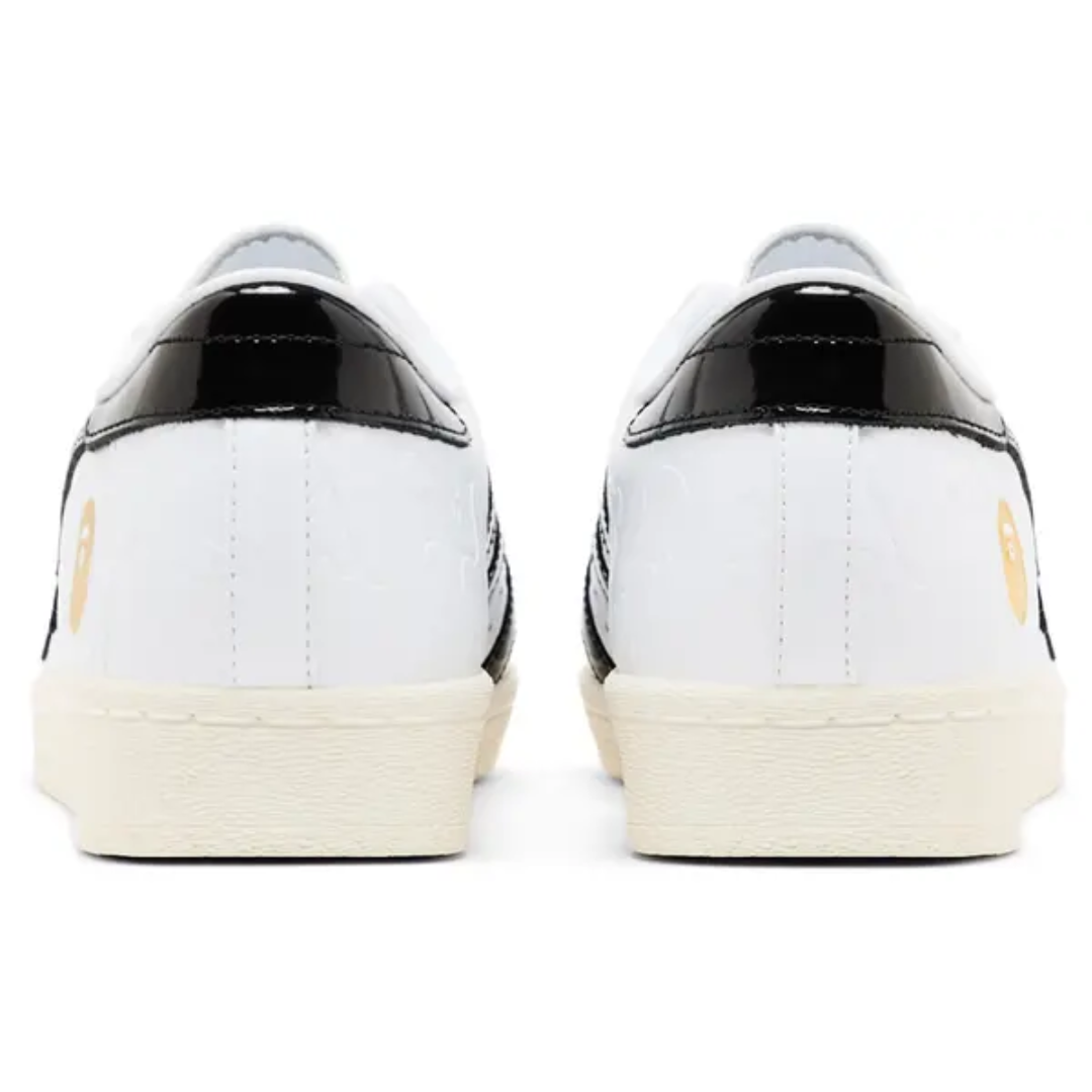 Adidas Superstar Vintage Bape White Black