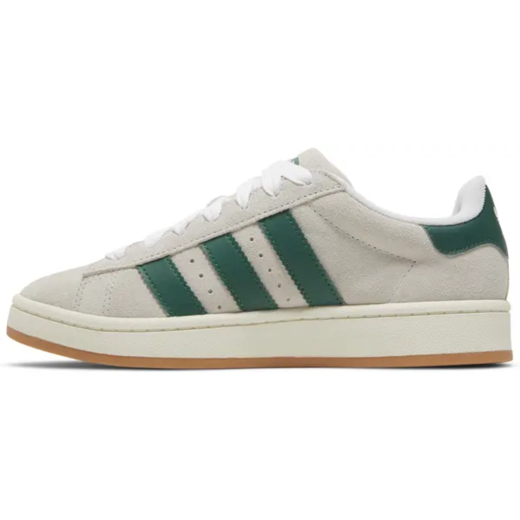 Adidas Campus 00s Crystal White Dark Green