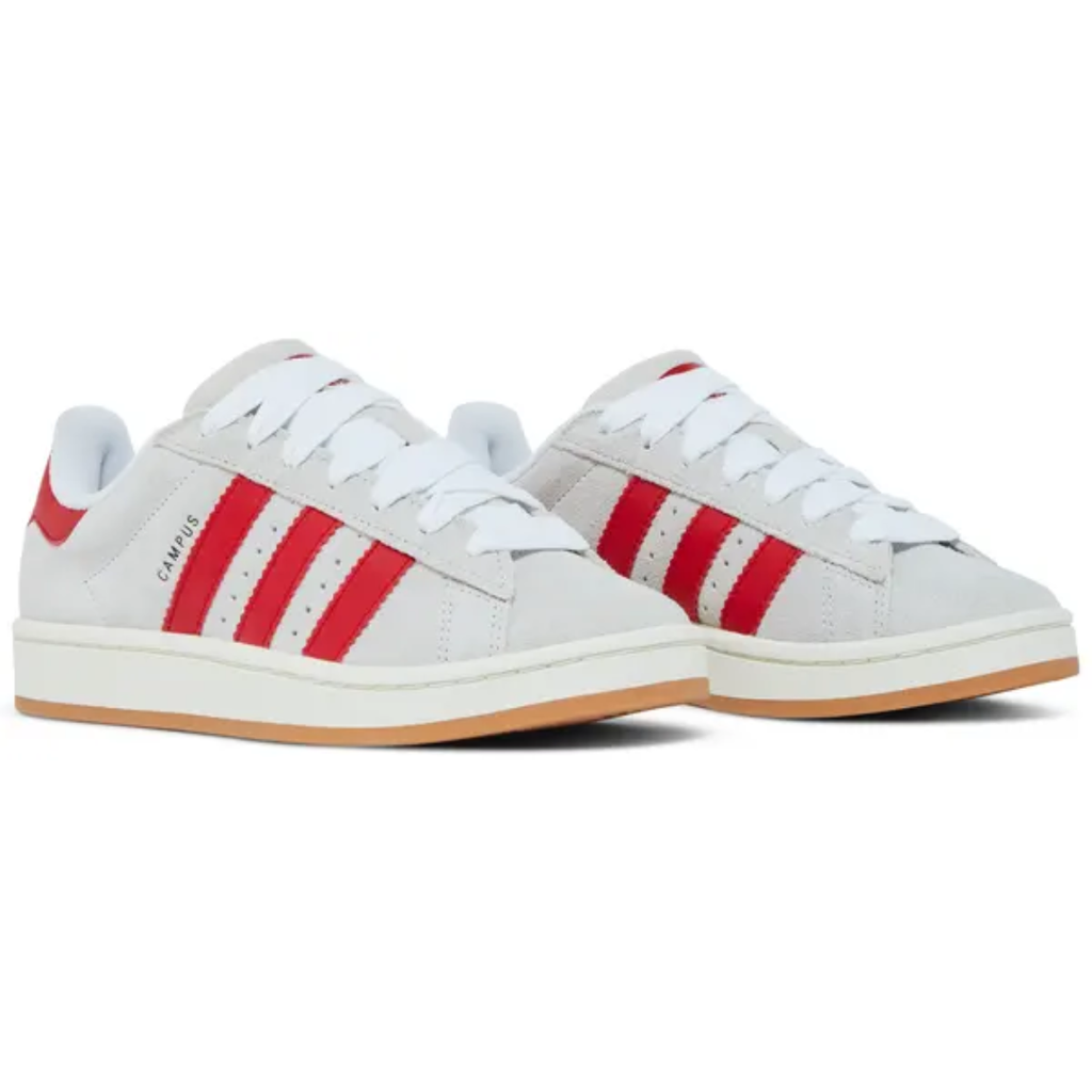 Adidas Campus 00s Crystal White Better Scarlet